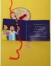 YouBella Rakhi and Greeting Card Combo for Brother, Rakhi Gift for Brother/Bhaiyya/Bhai